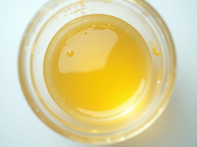 Clear plant-based epoxy resin being mixed